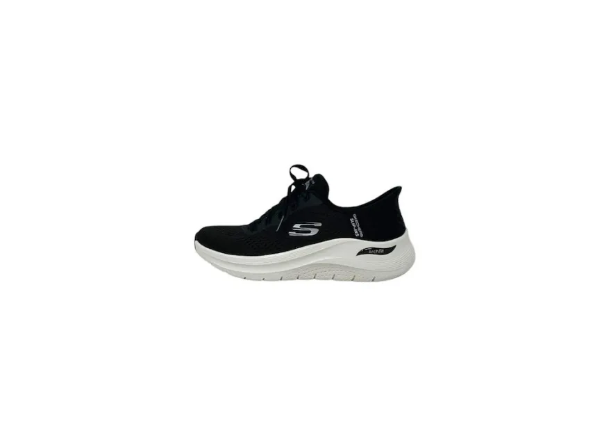 Skechers Arch Fit 2.0 Γυναικεία Αθλητικά Παπούτσια Running Μαύρο - Λευκό
