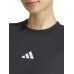 Adidas Γυναικείο Φόρεμα Ριγέ Μαύρο