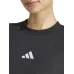 Adidas Γυναικείο Φόρεμα Ριγέ Μαύρο