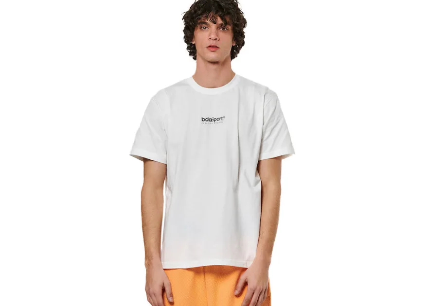 Body Action Αθλητικό T-shirt Εκρου