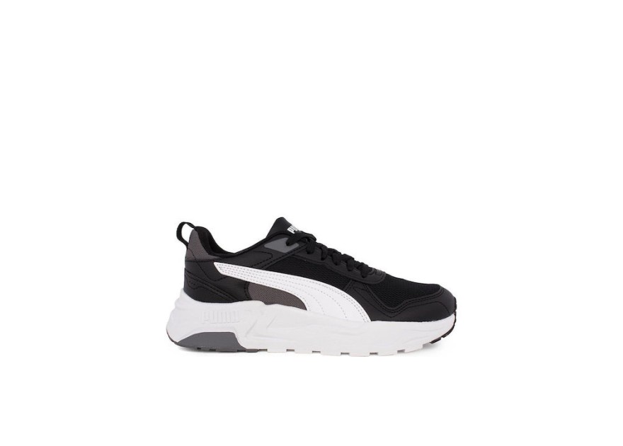 PUMA Trinity 2 Lt Jr Αθλητικά Παιδικά Παπούτσια Running με Κορδόνια Μαύρα