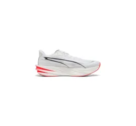 PUMA Deviate Pure Ανδρικά Αθλητικά Παπούτσια Running White / Ultra Red / Silver