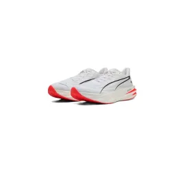 PUMA Deviate Pure Ανδρικά Αθλητικά Παπούτσια Running White / Ultra Red / Silver