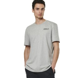 Body Action Creative T-shirt Ανοιχτό Γκρι