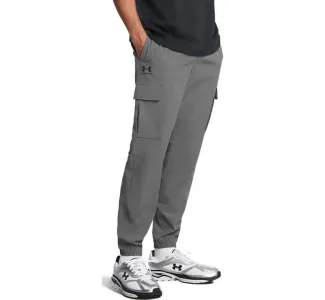 Under Armour Vibe Woven Cargo Παντελόνι Φόρμας Γκρι