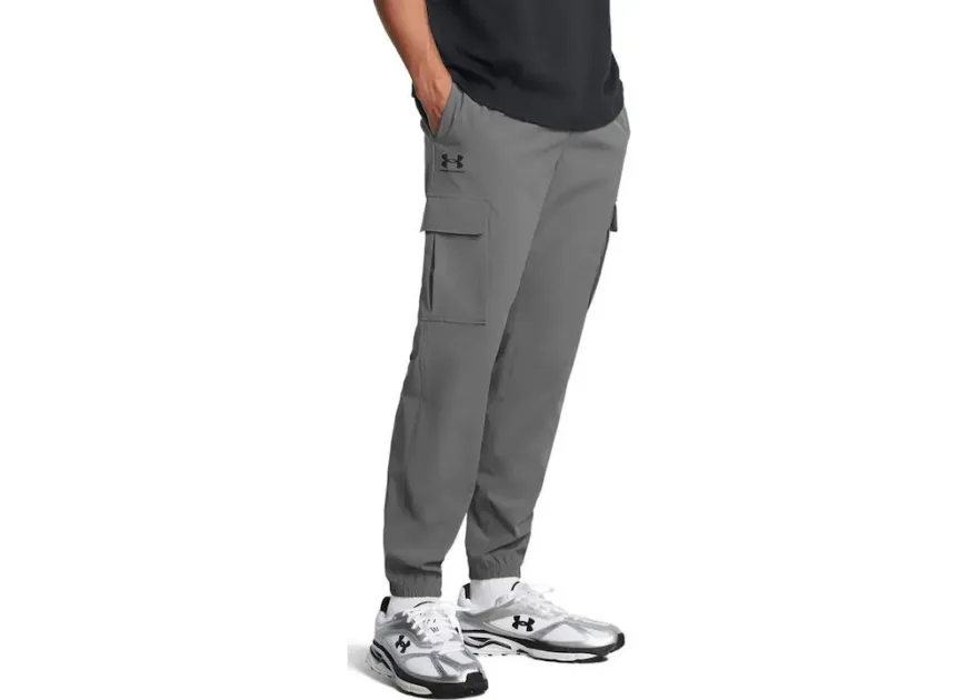 Under Armour Vibe Woven Cargo Παντελόνι Φόρμας Γκρι