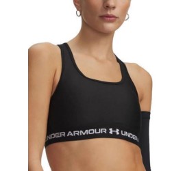 Under Armour Γυναικείο Αθλητικό Μπουστάκι Black/white με Ελαφριά Ενίσχυση