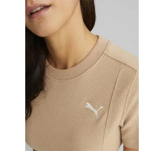 Puma Γυναικείο T-shirt Μπεζ