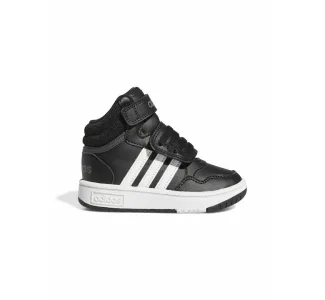 Adidas Αθλητικά Παιδικά Παπούτσια Μπάσκετ Hoops Mid 3 Core Black / Cloud White / Grey Six