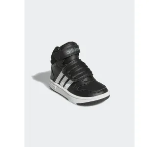 Adidas Αθλητικά Παιδικά Παπούτσια Μπάσκετ Hoops Mid 3 Core Black / Cloud White / Grey Six