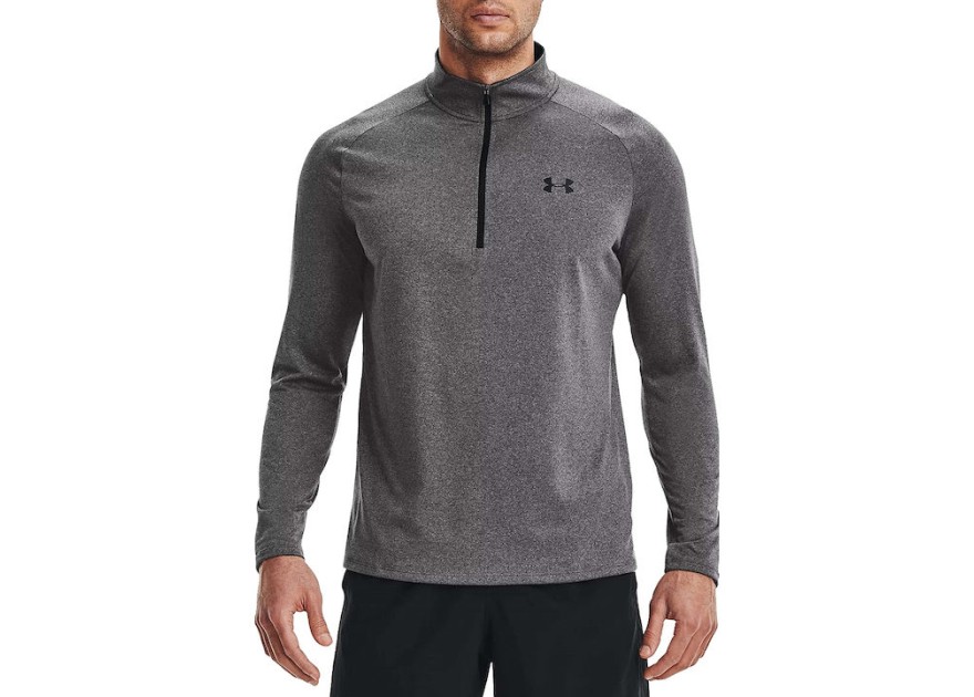 Under Armour Αθλητική Μπλούζα Μακρυμάνικη Carbon Heather
