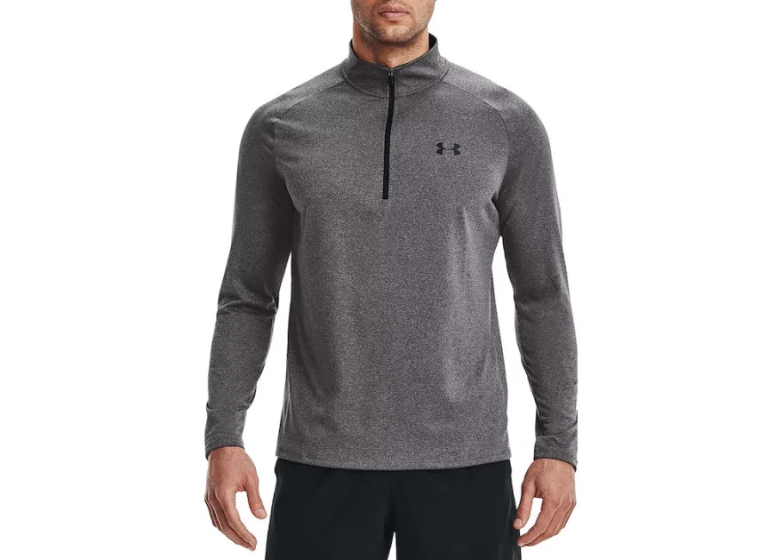 Under Armour Αθλητική Μπλούζα Μακρυμάνικη Carbon Heather