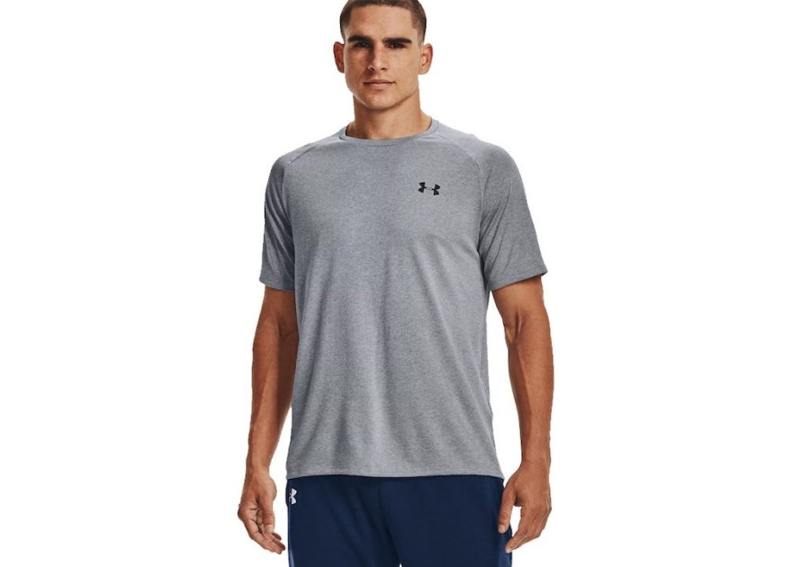 Under Armour Tech 2.0 Αθλητικό T-shirt Γκρι