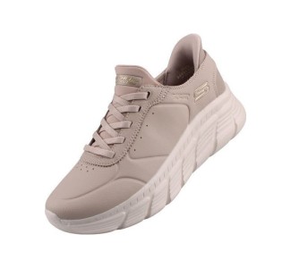 Skechers Bobs B Flex Γυναικεία Μποτάκια Μπεζ