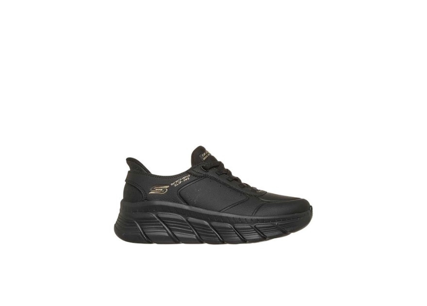 Skechers Bobs B Flex Γυναικεία Μποτάκια Μαυρο