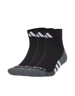 Adidas Cushioned Running Κάλτσες Μαύρες 3 Ζεύγη