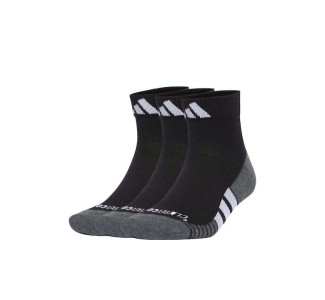 Adidas Cushioned Running Κάλτσες Μαύρες 3 Ζεύγη