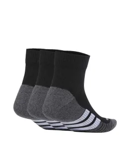 Adidas Cushioned Running Κάλτσες Μαύρες 3 Ζεύγη