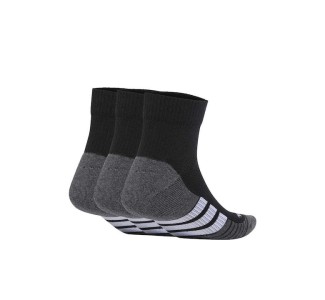 Adidas Cushioned Running Κάλτσες Μαύρες 3 Ζεύγη