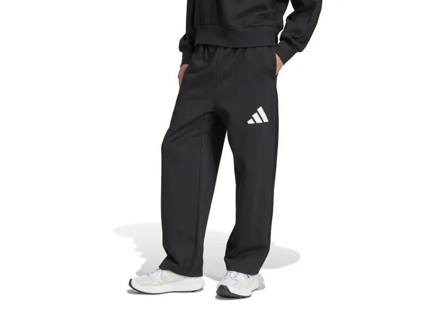 Adidas Essentials Παντελόνι Φόρμας Μαύρο