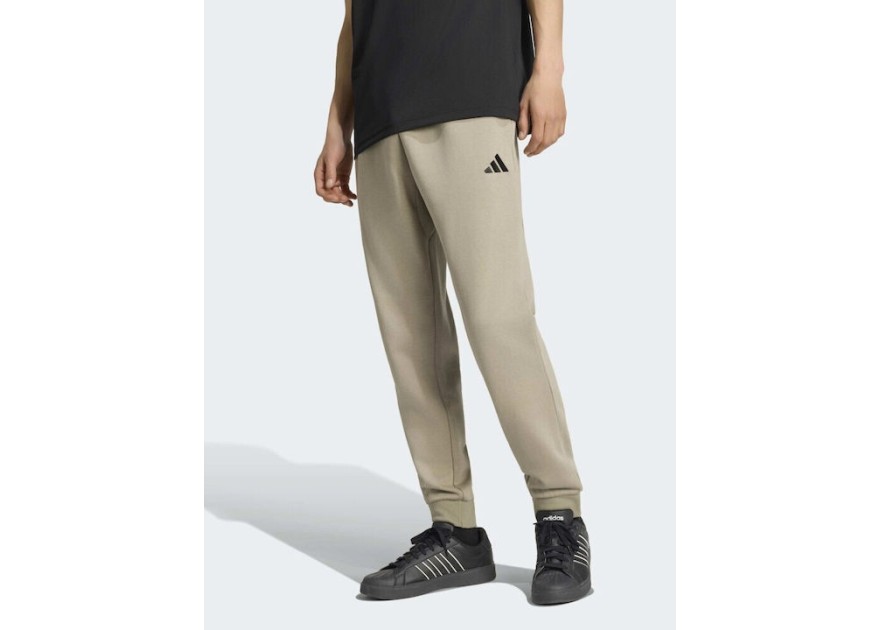 Adidas Feelcozy Παντελόνι Φόρμας με Λάστιχο Μπεζ