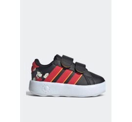 Adidas Grand Court Mickey Παιδικά Sneakers με Σκρατς Μαύρα