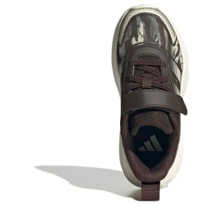Adidas Tensaur Run 4.0 Αθλητικά Παιδικά Παπούτσια Running με Κορδόνια Καφέ