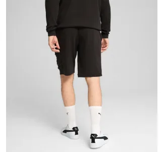 Puma Men's Essentials No1 Logo Cargo 10inch Shorts Μαύρο