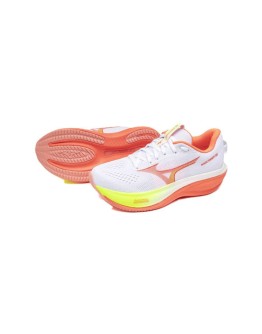 Mizuno Γυναικεία Αθλητικά Παπούτσια Training White / Flamingo Coral / Lime Pulp