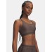 Under Armour Crossback Mid Bra Γυναικείο Μπουστάκι Καφέ