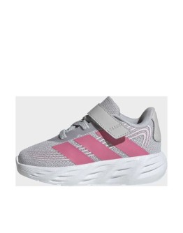 Adidas Galaxy 8 Αθλητικά Παιδικά Παπούτσια Running με Σκρατς Γκρι