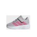 Adidas Galaxy 8 Αθλητικά Παιδικά Παπούτσια Running με Σκρατς Γκρι
