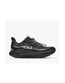 HOKA Clifton 11 Ανδρικά Αθλητικά Παπούτσια Running Αδιάβροχα με Μεμβράνη Gore-Tex Μαύρα