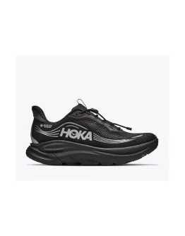 HOKA Clifton 11 Ανδρικά Αθλητικά Παπούτσια Running Αδιάβροχα με Μεμβράνη Gore-Tex Μαύρα