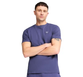 Puma Ess Elevated T-shirt Μπλε