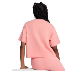 Puma Γυναικείο Αθλητικό Crop Top Ροζ