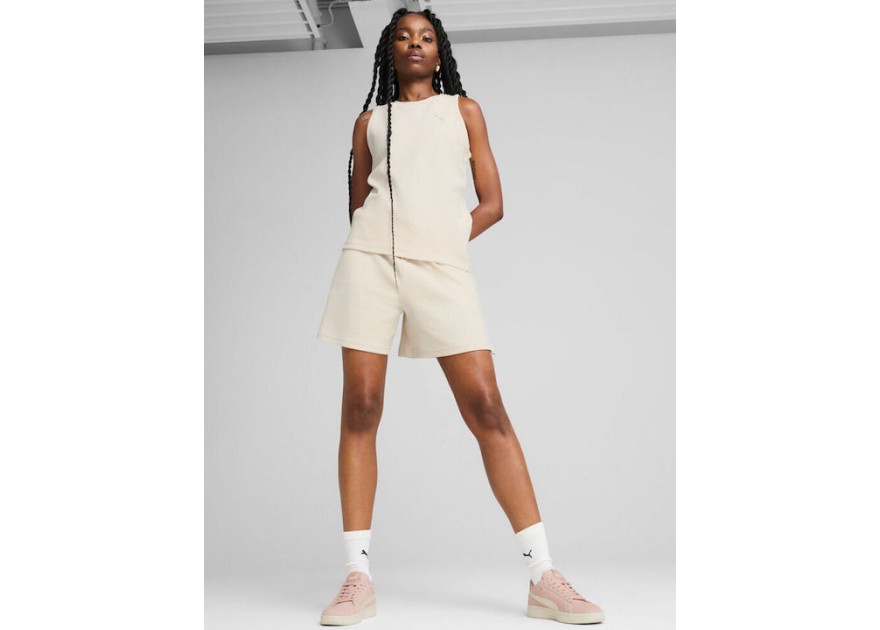 Puma Γυναικείο Σορτς Μπεζ