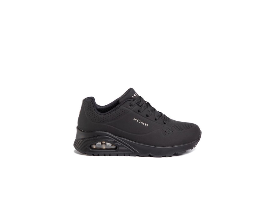 Skechers Uno Stand on Air Γυναικεία Sneakers Μαύρα