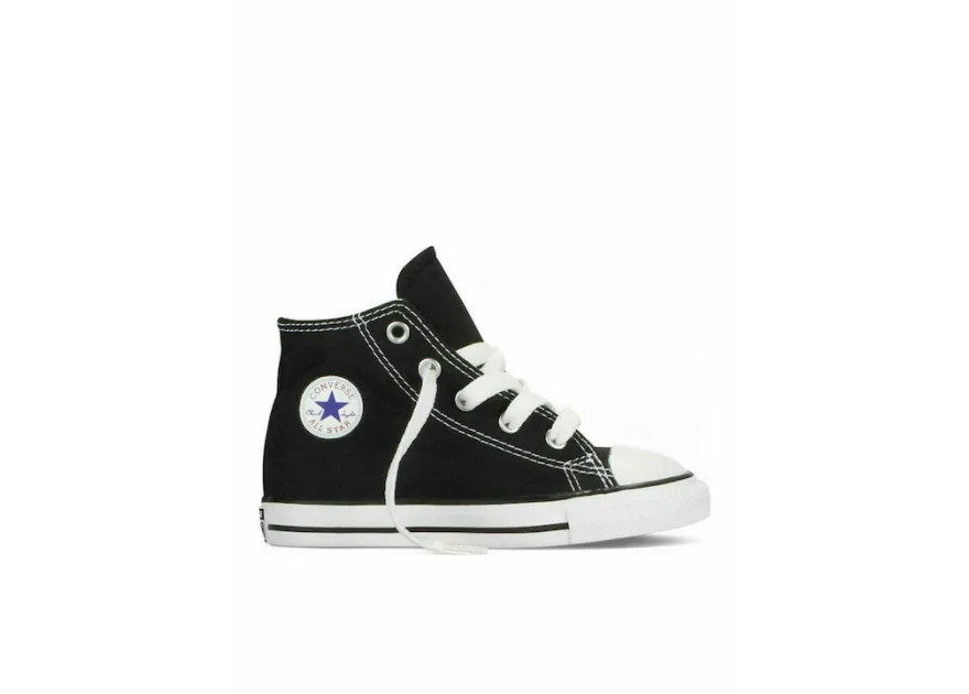 Converse Chuck Taylor All Star Παιδικά Sneakers High Μαύρα