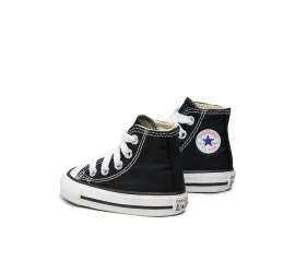 Converse Chuck Taylor All Star Παιδικά Sneakers High Μαύρα
