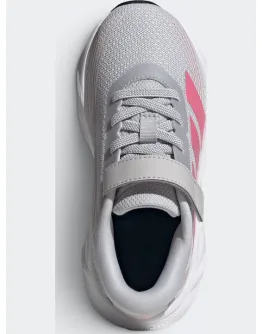 Adidas Galaxy 8 Αθλητικά Παιδικά Παπούτσια Running με Κορδόνια Γκρι