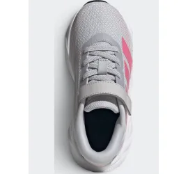 Adidas Galaxy 8 Αθλητικά Παιδικά Παπούτσια Running με Κορδόνια Γκρι