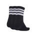 Adidas Mid Αθλητικές Κάλτσες Μαύρες 3 Ζεύγη