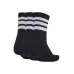 Adidas Mid Αθλητικές Κάλτσες Μαύρες 3 Ζεύγη