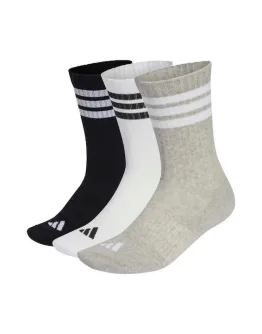 Adidas Essentials Αθλητικές Κάλτσες Μαύρες 3 Ζεύγη
