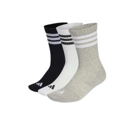 Adidas Essentials Αθλητικές Κάλτσες Μαύρες 3 Ζεύγη