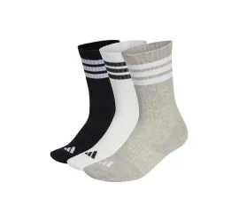 Adidas Essentials Αθλητικές Κάλτσες Μαύρες 3 Ζεύγη