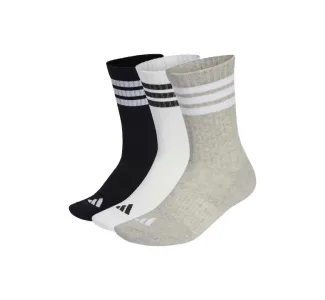 Adidas Essentials Αθλητικές Κάλτσες Μαύρες 3 Ζεύγη