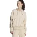Adidas Essentials Γυναικεία Ζακέτα Φούτερ French Terry με Κουκούλα Εκρού