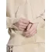 Adidas Essentials Γυναικεία Ζακέτα Φούτερ French Terry με Κουκούλα Εκρού